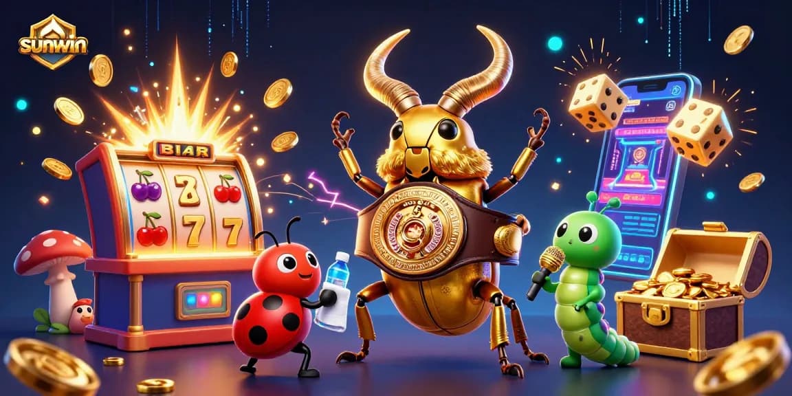 Engage in thrilling gameplay with sunwin's exciting slot machines, vibrant symbols, and dynamic characters.