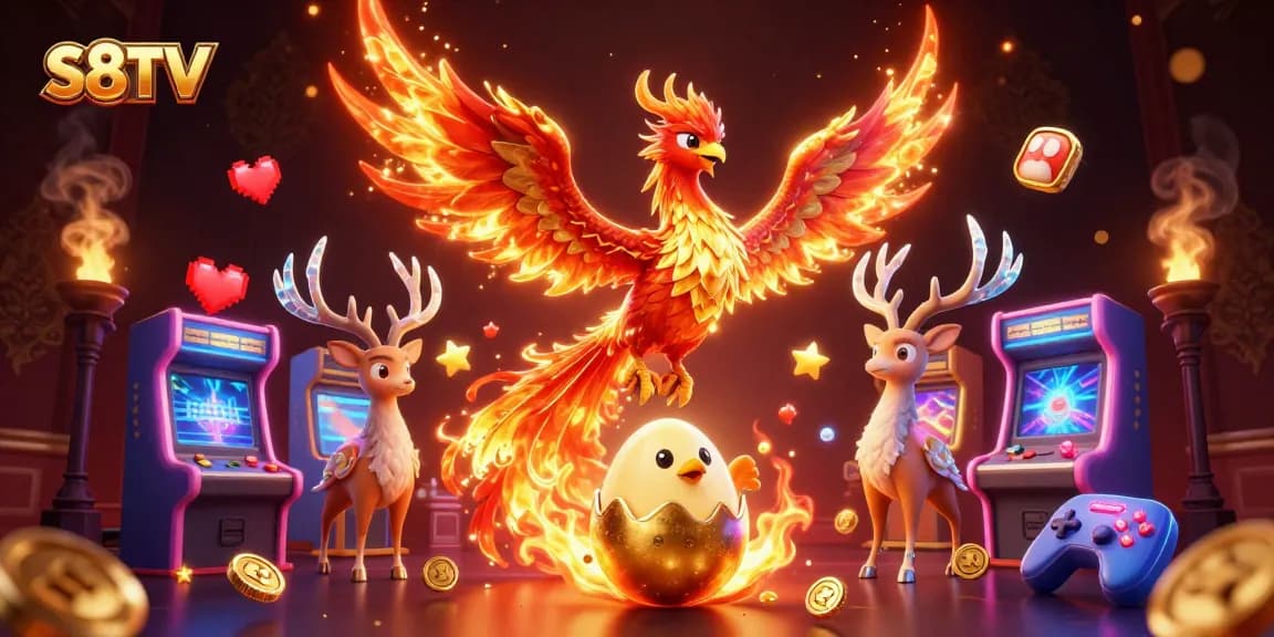 S8TV offers a thrilling gaming experience featuring vibrant characters and rich casino elements.