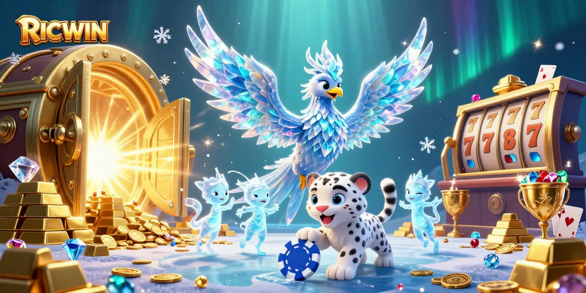 Play exciting games at RICWIN with vibrant characters and dazzling casino elements.