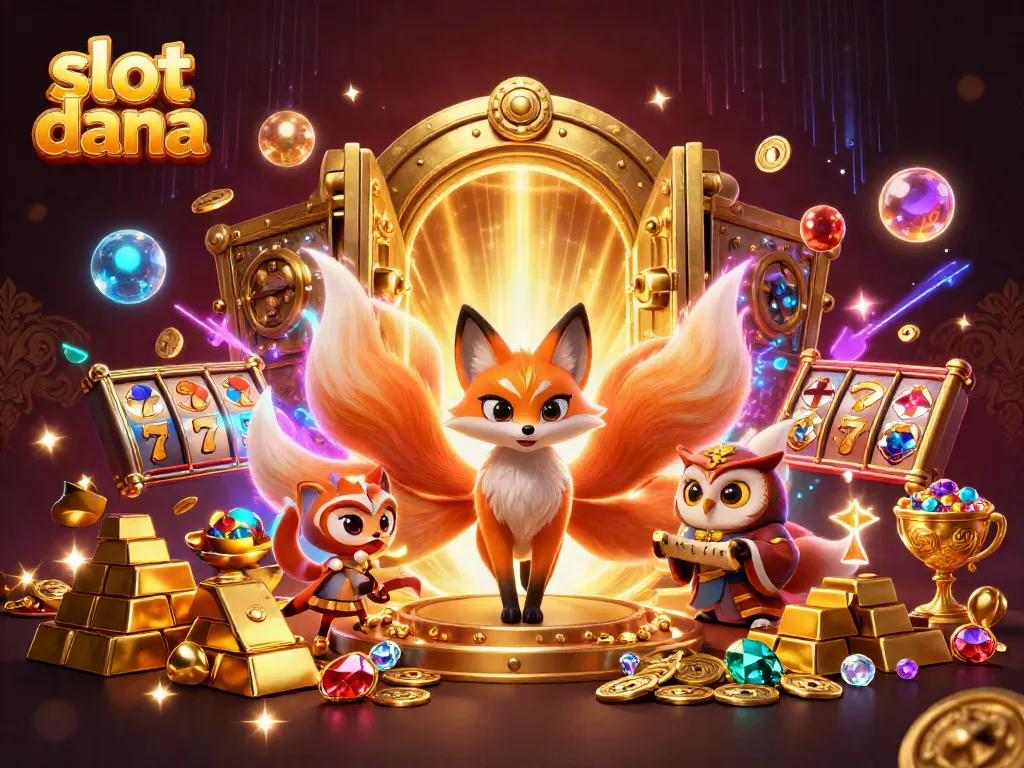Experience thrilling gameplay with slot dana, featuring vibrant treasure and mystical characters.